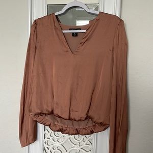 Silky Long Sleeve Blouse